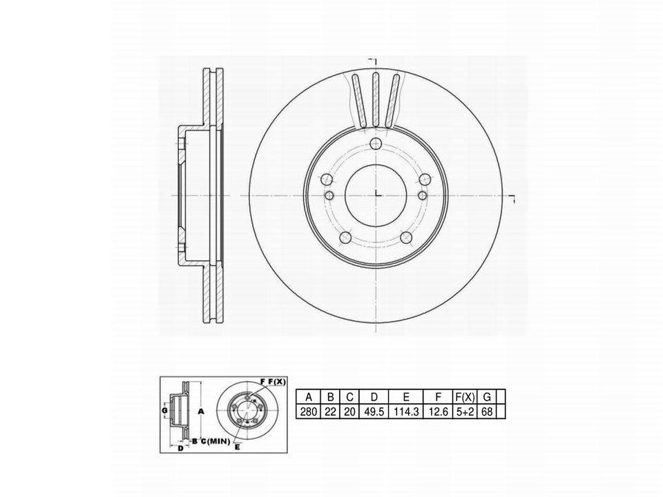 Winstop Brake Rotor, Front WS230465, INFINITI I30 1999-1996