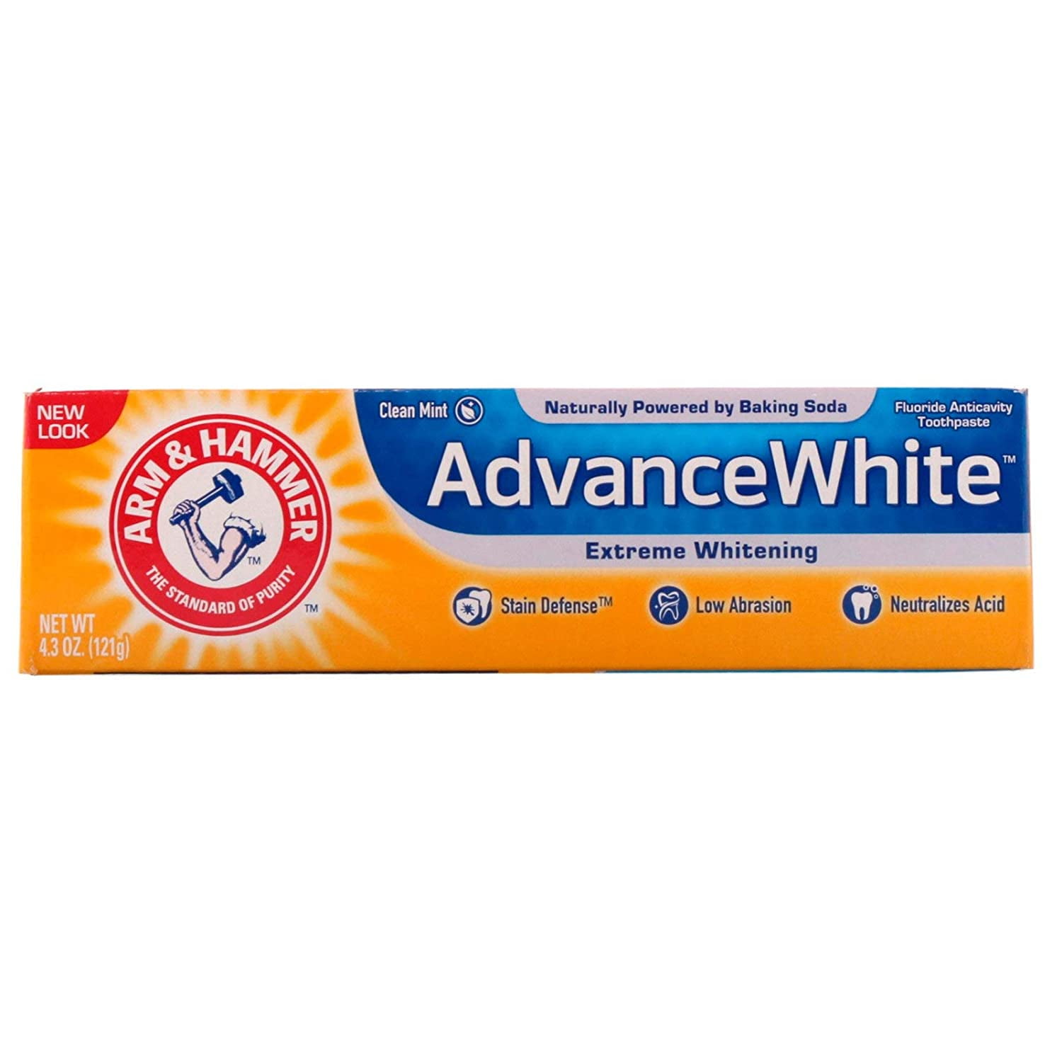 Arm & Hammer Advance White Baking Soda and Peroxide Tartar Control Toothpaste 4.3 oz Walmart