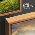 thumbnail image 4 of wall26 - 3 Piece Framed Canvas Wall Art - Trees on Hillside of Mountain Range with Coniferous Forest and Flowers on Meadow - Modern Home Art Stretched and Framed Ready to Hang - 16"x24"x3 N, 4 of 5