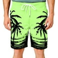 thumbnail image 4 of XINPING Swim Shorts Men Fashion Hawaiian Print Quick-Dry Patriotic Swimming Trunks with Pockets Anti-Chafe Swimwear Bathing Suits, 4 of 10