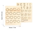 thumbnail image 3 of WLOELOEW brown Wood For Practicing Number And Shape Double-Sided Number And Shape Drawing Tools Learning To Write Number And Shape Educational Toys Gifts, 3 of 6