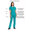 thumbnail image 4 of cherokee iFlex cK002 Mid Rise Pull-On Pant Royal XL Tall, 4 of 6