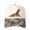 Beige camouflage, variant on Monkey Embroidered Color Block Trucker Hat, Unisex Adjustable Cotton Breathable Fashion Cap for Travel Daily Outdoor Wear