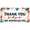 2A, variant on Decorative Design Thank You Banner Balloon Decoration Appreciation Banner Colorful Theme for Employee Recognition Corporate Events Gratitude Parties