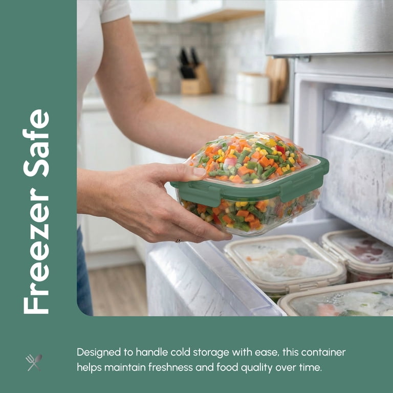 Just Cook Glass 4.1-Cup Food Storage Container With Lid photo 5