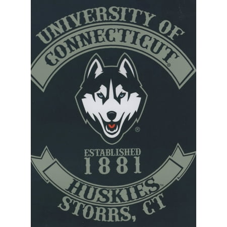 Connecticut UCONN Huskies NCAA Rebel Series Raschel 60x80 Throw/Blanket