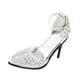 thumbnail image 5 of Sandalias de Tacón Alto CUTICAT para Niños Accesorio Fotográfico Regalo para Muñeca Modelo de Tacones Altos Plata, 5 of 8