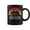 Black, variant on Sunset Retro Style Bear Hunting Bear Slayer Coffee Mugs