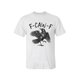 thumbnail image 1 of Camiseta divertida de cuervo, F-Caw-F, cuervo negro, regalo para amantes de los cuervos, cuervo divertido, camiseta con gráfico gótico de algodón de manga corta, unisex, informal, 1 of 7
