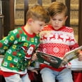 thumbnail image 5 of Aideaone Kids Ugly Christmas Sweater Boys Girls Xmas Holiday Party Pullover Tops 3-12 Years, 5 of 7
