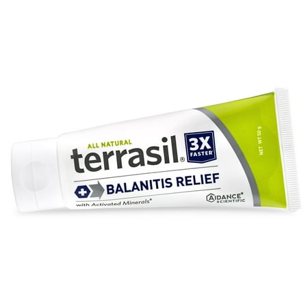 Terrasil® Balanitis Relief with All-Natural Activated Minerals® Gently Soothes, Protects and Relieves Skin Inflammation & Irritation (50gm tube (Best Over The Counter Medicine For Skin Rash)