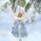 thumbnail image 5 of Adorno Navideño Para Colgar Con Forma De Ángel, Muñeca Bonita Para Niños, Decoración Plateada Para Árbol De Navidad, 5 of 7