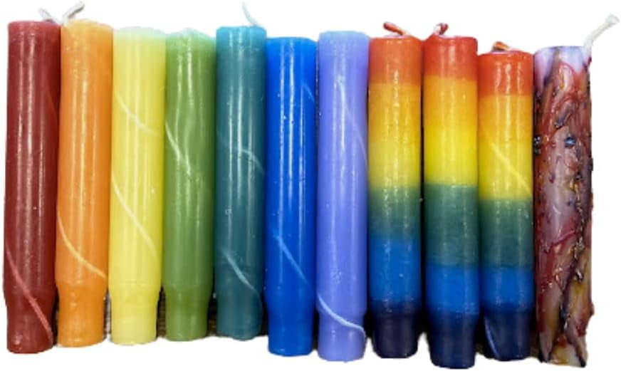 Hippie Drippy Drip Candles Pack Of 11 Dripping Taper Candles Wine Bottle Melting Candles
