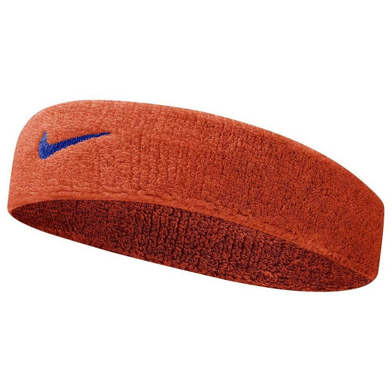 velocidad Feudo Calle principal Nike Swoosh Headband Pick Your Color - Orange/Blue - Walmart.com