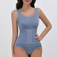 thumbnail image 4 of High Waist Compression Bodysuit For Women Abdomen Control Butt Lifting Full Body Shaping Invisible Shapewear with Hooks, 4 of 9