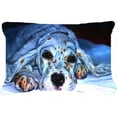 thumbnail image 1 of English Setter Pup Coussin Décoratif en Tissu, 1 of 1