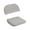 Grey, variant on WUSUOWEI Grey Folding Chairs Covers Fabric Seat Foldable Chair Thick Stretch Two-Piece Set Dining Room Kitchen Chair Slipcovers Comfortable Metal Chairs Cushions Home Decor