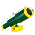 thumbnail image 6 of Green and Yellow Plastic Outdoor Gym Playground Pirate Ship Telescope, Treehouse Toy Accessories Binocular for Kids, 6 of 6