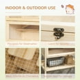 thumbnail image 4 of Dog Bed PawHut 5-Tier Wooden Hamster Cage Mice Habitat Rat Habitat with Openable Top, Front Door and Storage Shelf,Large Dog Bed, 4 of 10