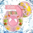 thumbnail image 3 of PENGXIANG Baby Swimming Ring with Float Seat and Double Handles Cushion Waist Float Ring for Swimming Training Inflatable Baby Swimming Float for Baby Infant 3-7 Months, 3 of 9