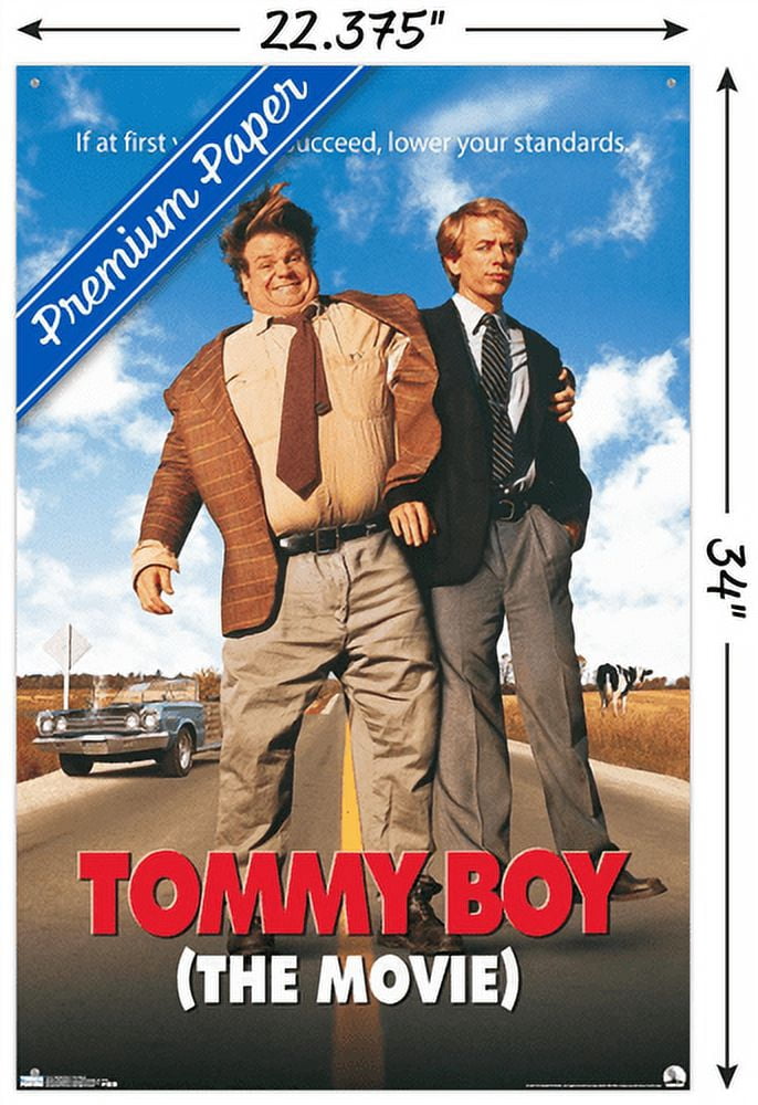 Tommy Boy - One Sheet Wall Poster with Push Pins, 22.375" x 34"