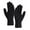 Black, variant on Mens and Womens Coral Fleece Gloves Furry Solid Color Touchscreen Thickened Windproof Warm Winter Plush Mittens Khaki
