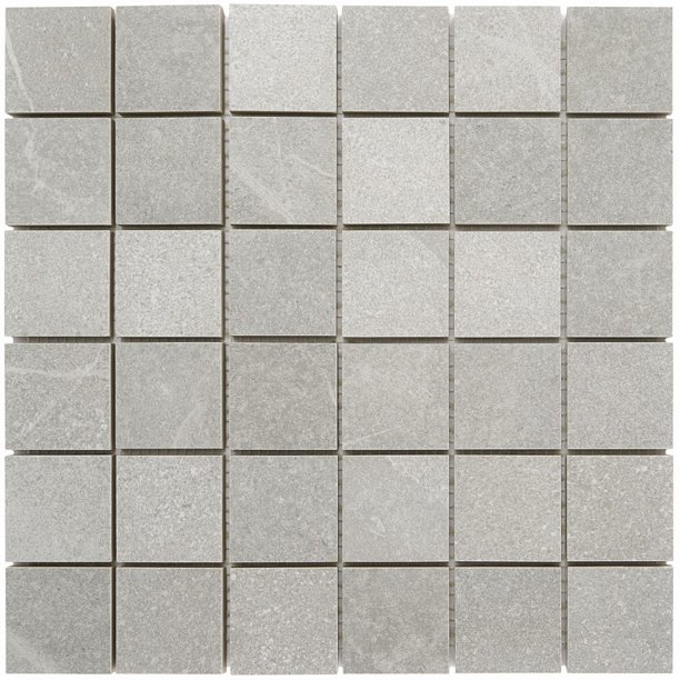 Bond Tile Belmont Grigio 4 in. x 8 in. Matte Stone Look Porcelain ...