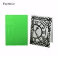 thumbnail image 3 of 1PCS Plastic Template Textured Impressions Decorative Frame Embossing Folder for, 3 of 8