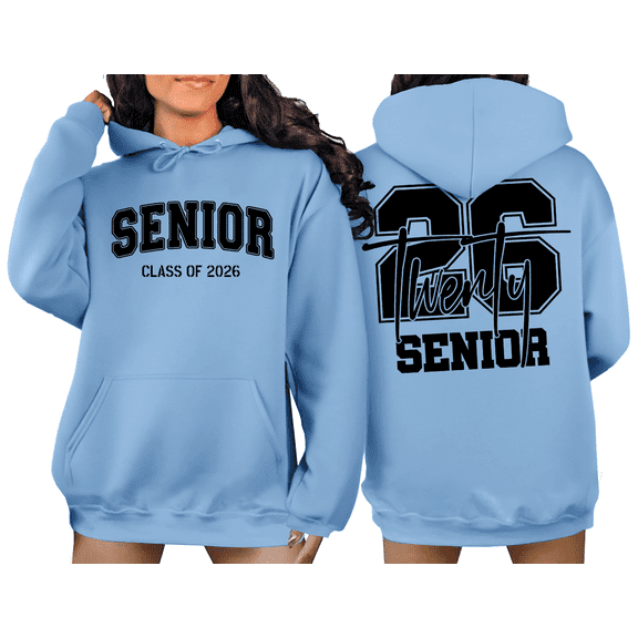 Senior Class Of 2026 Hoodie Senior 2026 Sweatshirt Women Graphic Hoodies