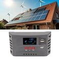 thumbnail image 3 of Controlador de Carga Solar MPPT Segimionto de Carga RESTENTE AL DESGASTOR REGULADOR Solar LCD Duradero para Villa Al Aire Libre RV Abs ABSACION DE ALUMINIO, 3 of 7