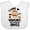 AA-White, variant on Inktastic Monkey I Love Hanging out with My Uncle Boys or Girls Baby Bib