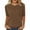 Brown, variant on Diufon Sweaters for Women Dressy Casual 3/4 Sleeve Crewneck Tops Casual Loose Blouses Fall Fashion Sweatshirts