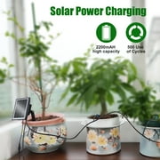 MWE Solar Irrigation Auto Watering Time System Drip Irrigation Kit, Black