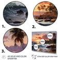 thumbnail image 3 of Designart "Sunset on the Thai Coast" Nautical & Beach Wall Decor, 3 of 5