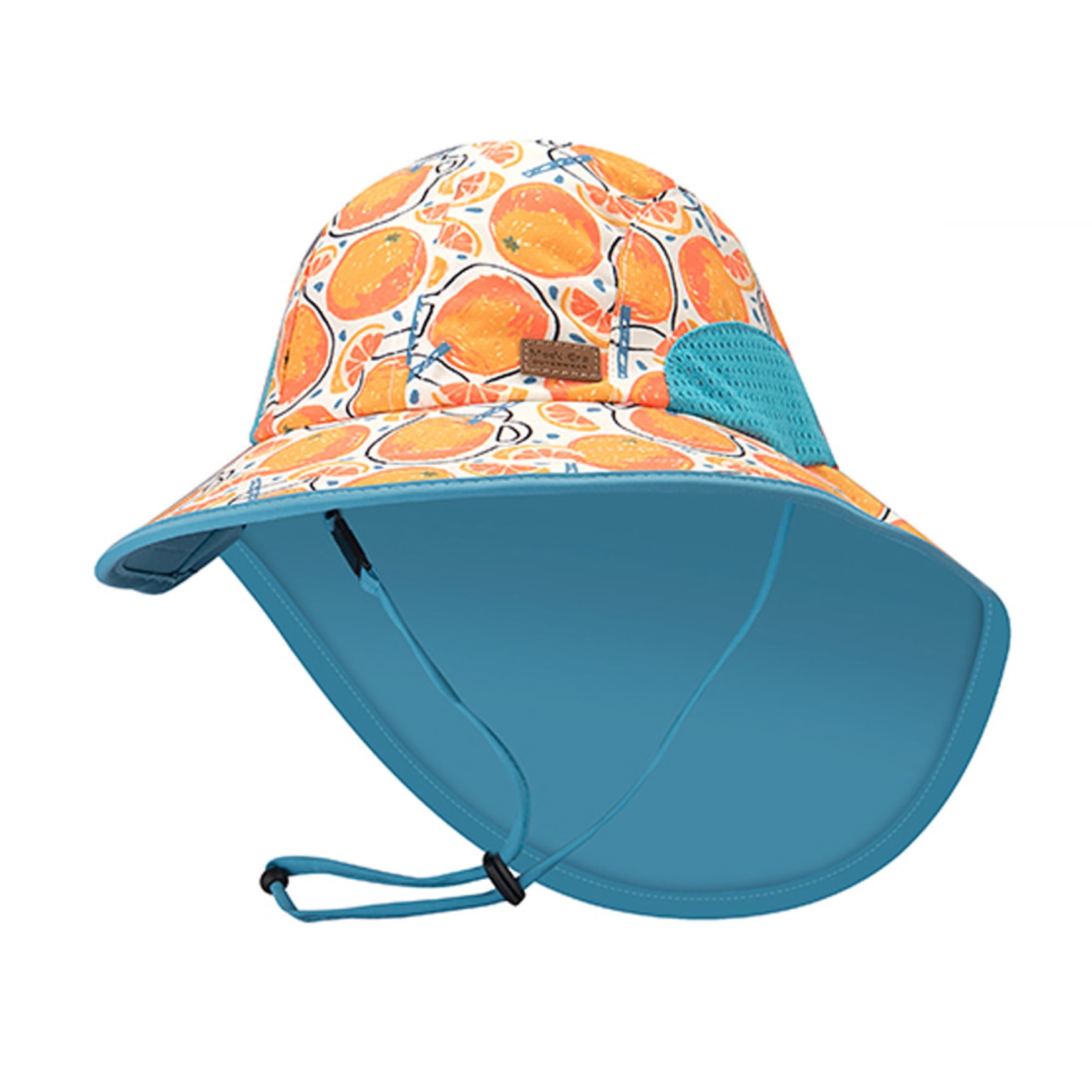 Tisoloow Baby Sun Hats Boys Girls Summer UPF 50+ Sun Protection Toddler Beach Hat Neck Flap Kid