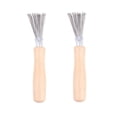thumbnail image 3 of FUTUREORYY Comb Cleaner Tool Hair Cleaning Brush Set Metal for Home Use 2Pcs, 3 of 7