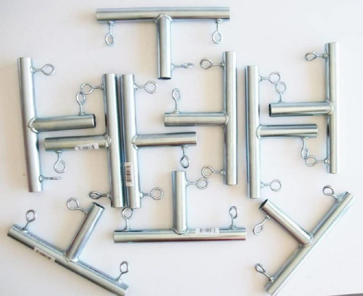 ~ 3/4" Pipe fta 10pc 3 way "T" SHAPED CANOPY FITTING 