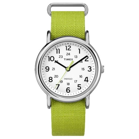 Timex Weekender Rip-Stop Water Resistant Analog Watch w/ Slip-Thru Strap