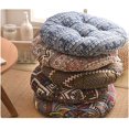 thumbnail image 2 of LAICAIW Homeyuser Chair Seat Pads Cushion Cushion Pads Round Dining Garden Kitchen Office Chair Seat Pads 40cm-2 Pack (Grey 2), 2 of 5