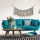 thumbnail image 5 of Decoraciones para colgar en la pared de macramé hecho a mano de color bohemio, tapiz de borla bohemio teñido para sofá junto a la cama Noticed JJ13598-00, 5 of 6
