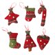 thumbnail image 1 of Observaciones para realizar pedidos: 6 piezas en un paquete Suministros de decoración navideña colgantes para árboles de Navidad calcetines navideños creativos muletas ANGGREK  Otros, 1 of 8