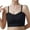 Style 1-Black, variant on Bandeau Bra Padded Padded Bandeau Bra No Steel Ring Womens Bras Black One Size