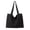 Black, variant on Large Canvas Tote Bag, Open Cotton Shoulder Bags for Women and Men, Mujer Laptop Handbag Purse
