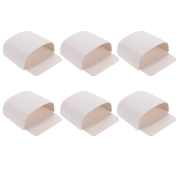unbranded  6 Pcs Storage Case Mail Organizer Wall Mounted Bins Basket White