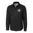 thumbnail image 2 of Men's-Cutter & Buck  Black FC Cincinnati Big & Tall Rainier PrimaLoft Eco Insulated Full-Snap Quilted Shirt Jacket, 2 of 3