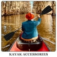 thumbnail image 3 of ELAYARD 2Pcs Paddles for Kayak Black Thickened Plastic Boat Paddle Kayaking, 3 of 8