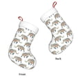 thumbnail image 3 of Balery Indian Elephant Pattern Christmas Stockings with Initials, 18" Large Knit Christmas Stocking,Xmas Stocking for Kids, Holiday and Family Stocking, 3 of 7