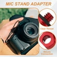 thumbnail image 3 of Uxcell Camera Wrist Strap Lanyards, Camera Hand Wristband Straps with Screw for Action Cameras 360 Selfie Stick Red 7.28 inch, 3 of 7