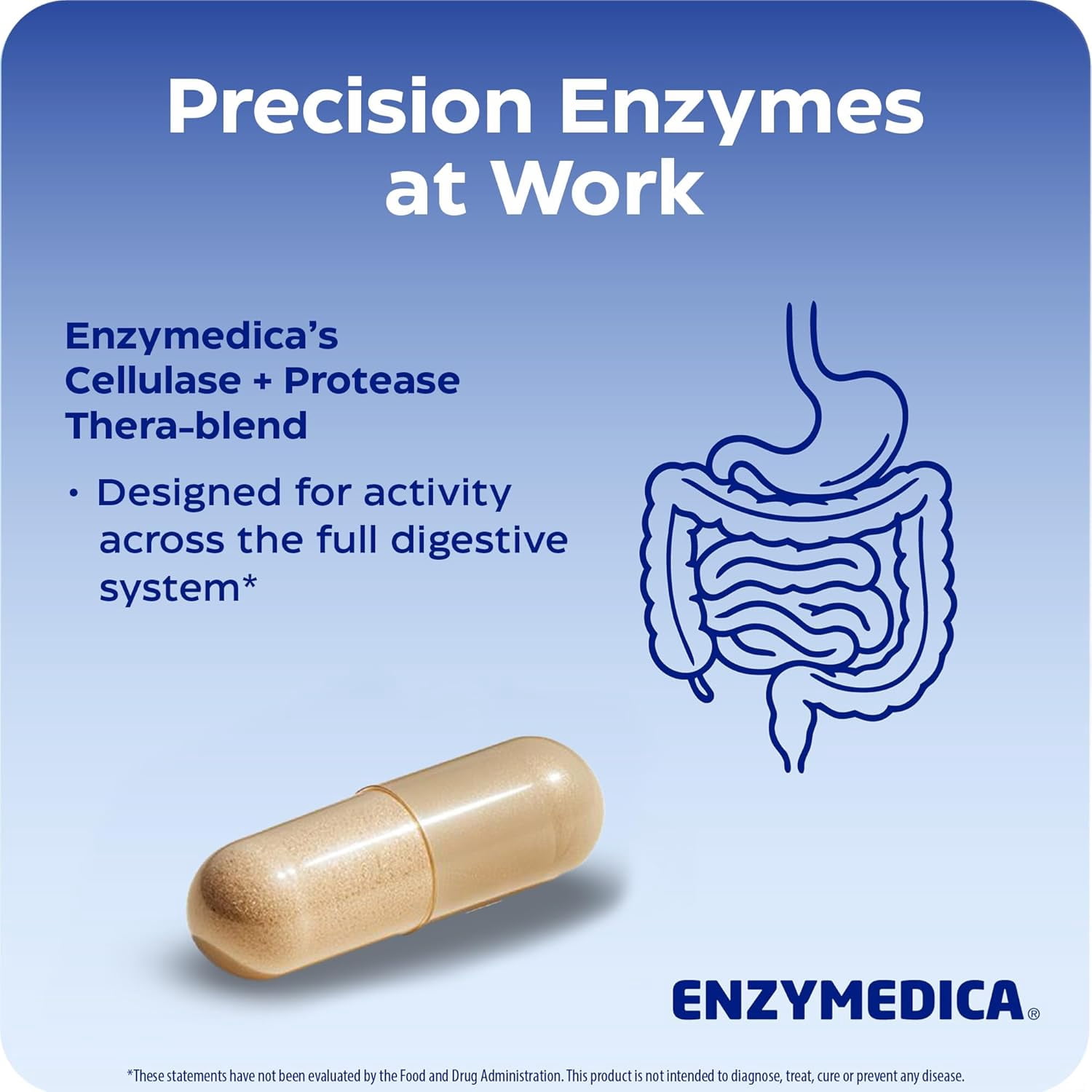 Enzymedica, Candidase, 42 Capsules, Enzyme Supplement to Support Balanced Yeast Levels and Digestive Health, Vegan, 21 Servings