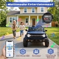 thumbnail image 5 of Licensed Ford Bronco 24V 2 Seater Truck Battery Powered Ride on with Remote Control & Bluetooth, Electric Car for Kids Toddler, Blue, 5 of 9
